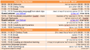 PD Oct 2014 Programme